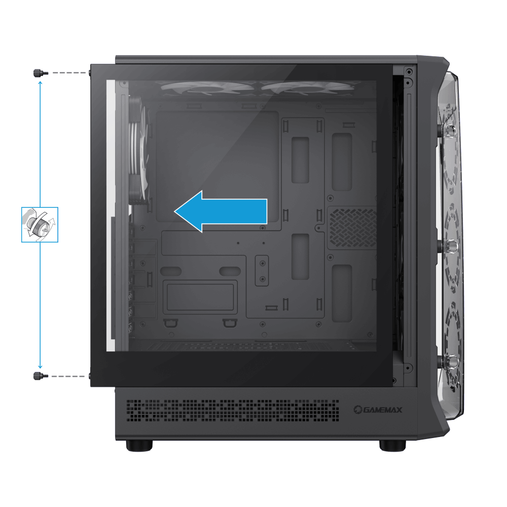 GameMax STARLIGHT 2 AB Gaming Case GameMax STARLIGHT 2 AB Gaming Case